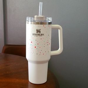Terrazzo Stanley 40oz Travel Quencher cup